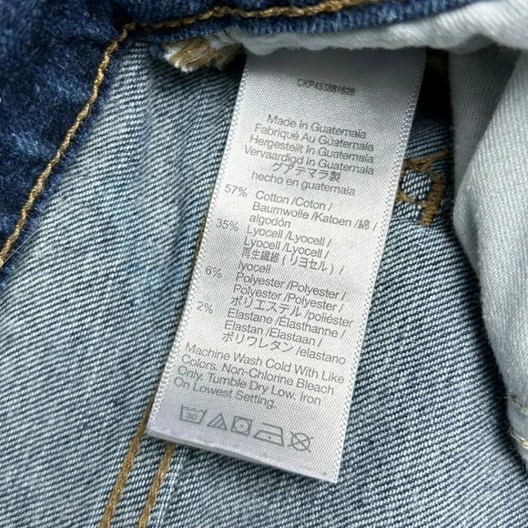 Madewell High Rise Skinny Jeans Markland Dark Wash size 28 Blue Tencel Denim - Picture 7 of 9